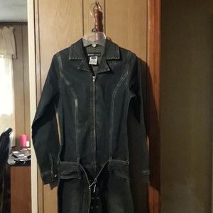 Revolt jean company jumpsuit
